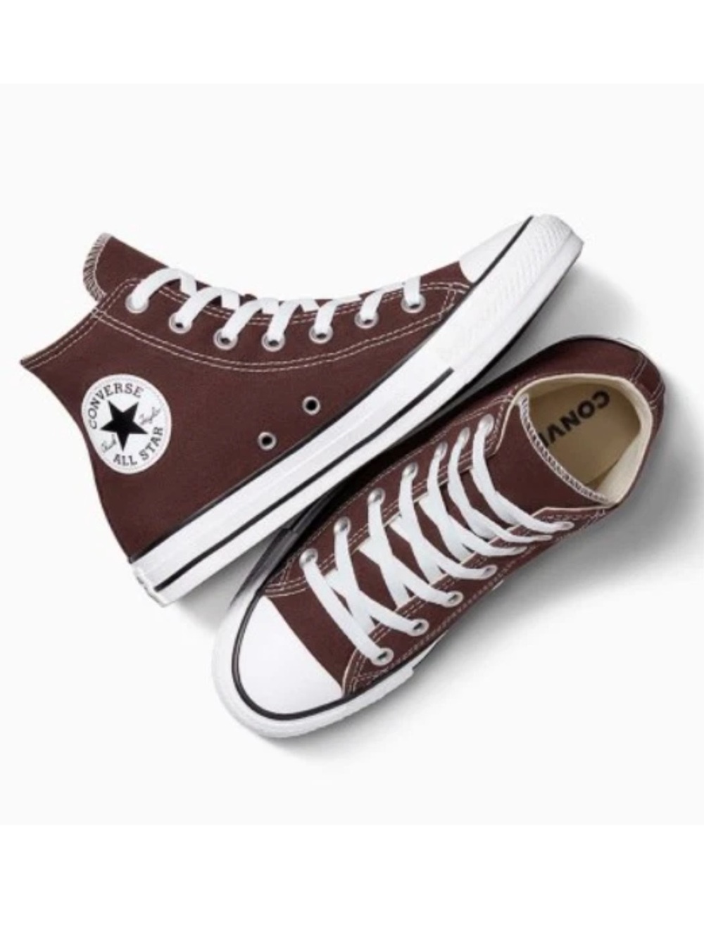 Converse All Star High Top Sneakers Brown White Chuck Taylor etneral earth 12